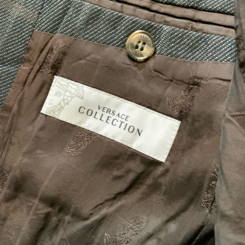 Versace Collection Medusa Lined Two Button Wool S… - image 4